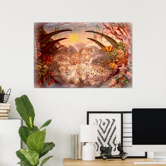 タイガー朝 ポスター (ホームオフィス)