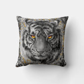 タイガー枕 | Tigerカラフルスケッチ クッション (裏面)