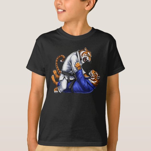 タイガー柔術力士 Tシャツ (正面)