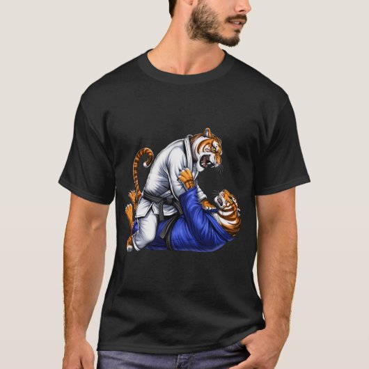 タイガー柔術選手 Tシャツ (正面)
