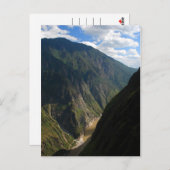 タイガー渓谷舞う ポストカード (正面/裏面)