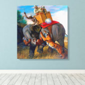 タイガー狩りブリトンリヴィエール1920 キャンバスプリント (インサイチュ (ウッドフロア))