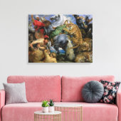 タイガー狩り, c.1616 キャンバスプリント (インサイチュ (リビング))