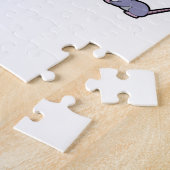 タイガー猫(マウス付き) ジグソーパズル (側面)