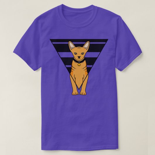 タイガー猫(首輪) Tシャツ (デザイン正面)