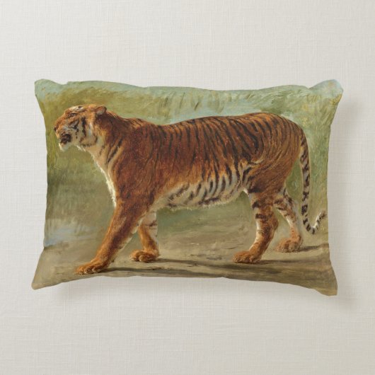 タイガー王室の・マーチング(Rosa Bonheur) アクセントクッション (裏面)