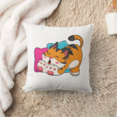 タイガー疲れ クッション (ブランケット)