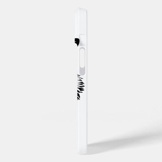 タイガー白黒 Case-Mate iPhoneケース (裏面 / 左)