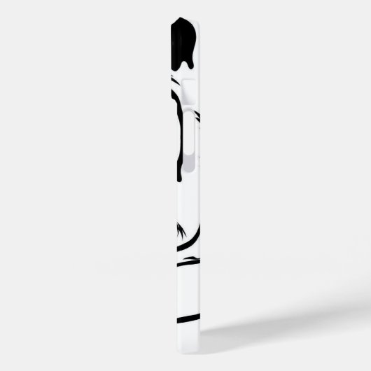 タイガー白黒 Case-Mate iPhoneケース (裏面 / 左)