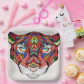 タイガー紙プレート ペーパープレート (パーティー)