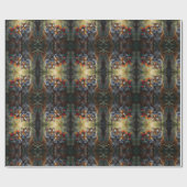 タイガー結婚のカップル野生生物と自然 ラッピングペーパー (フラット)