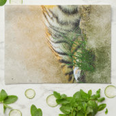 タイガー絵画ズ キッチンタオル (折り畳み)