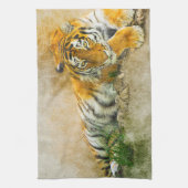 タイガー絵画ズ キッチンタオル (縦)