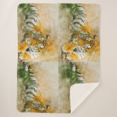 タイガー絵画ズ シェルパブランケット (正面)