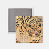 タイガー絵画ズ マグネット (正面/裏面)