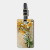 タイガー絵画ズ ラゲッジタグ (正面縦)