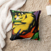 タイガー絵画・フランツ・マルク クッション (ブランケット)