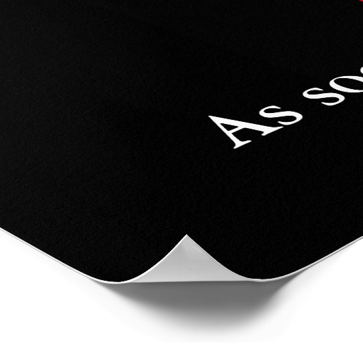 タイガー自信引用文 感動的 ポスター (角)