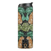 タイガー葉の:水の色ジャングルシームレス。 タンブラー (回転左)