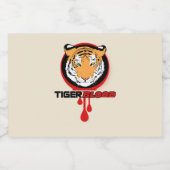 タイガー血味酒ボトルラベル リキュールボトルラベル (シングルラベル)