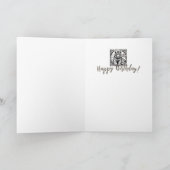 タイガー誕生日カードの年 カード (内部)