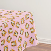 タイガー誕生日パーティーピンク テーブルクロス (インサイチュ)