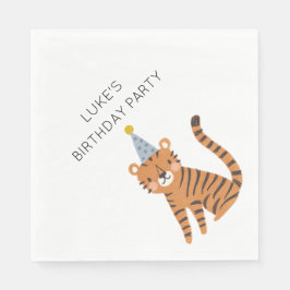 タイガー誕生日 スタンダードランチョンナプキン