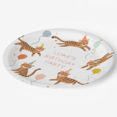 タイガー誕生日 ペーパープレート (アングル)