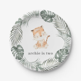 タイガー誕生日 ペーパープレート