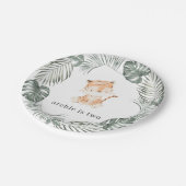 タイガー誕生日 ペーパープレート (アングル)