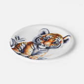 タイガー誕生祝い ペーパープレート (アングル)