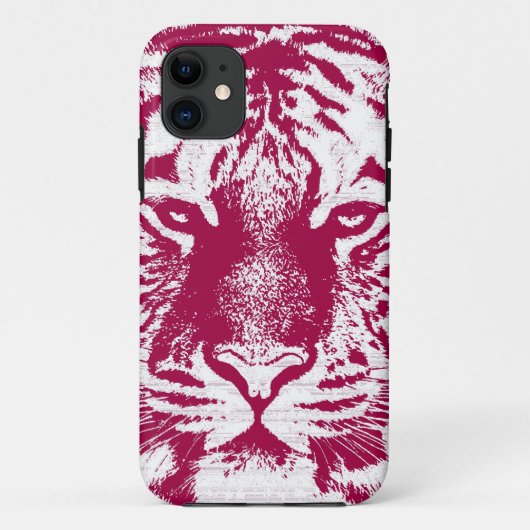 タイガー赤と白顔 Case-Mate iPhoneケース (裏面)