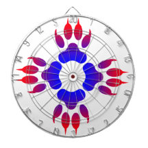 タイガー足プリントメタルケージダーツボード