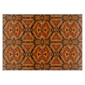 タイガー部族モダン抽象芸術幾何学模様 カッティングボード (正面)