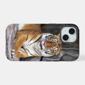 タイガー電話ケース iPhone 15ケース (裏面横)