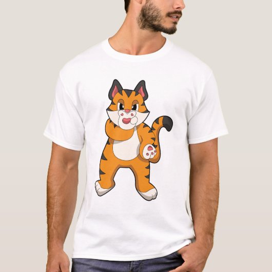 タイガー静か Tシャツ (正面)