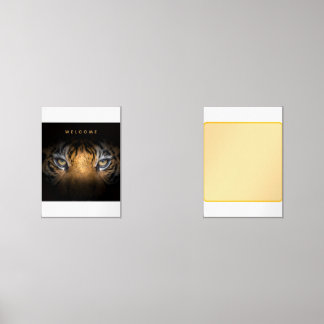 タイガー顔キャンバス