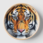 タイガー顔クレコック 壁時計 (正面)