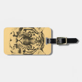 タイガー顔クローズアップ2 ラゲッジタグ (正面横)