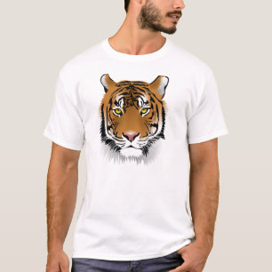 タイガー顔シャツ Tシャツ