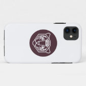タイガー顔バッジ Case-Mate iPhoneケース (裏面(横))