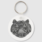 タイガー顔 キーホルダー (裏面)