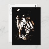 タイガー顔 ポストカード (正面/裏面)