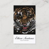 タイガー顔 名刺 (正面)