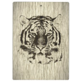 タイガー顔#2 クリップボード (裏面)