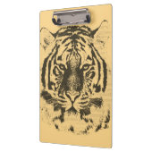 タイガー顔#3 クリップボード (左)