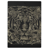 タイガー顔#5 クリップボード (裏面)