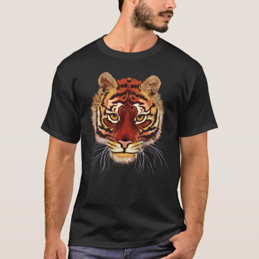 タイガー顔 Tシャツ (正面)