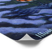 タイガー飛んでいるプリント ポスター (角)