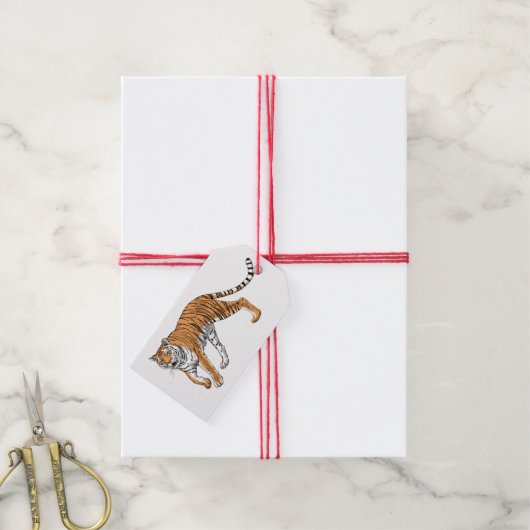 タイガー2 ギフトタグ (より糸付き)